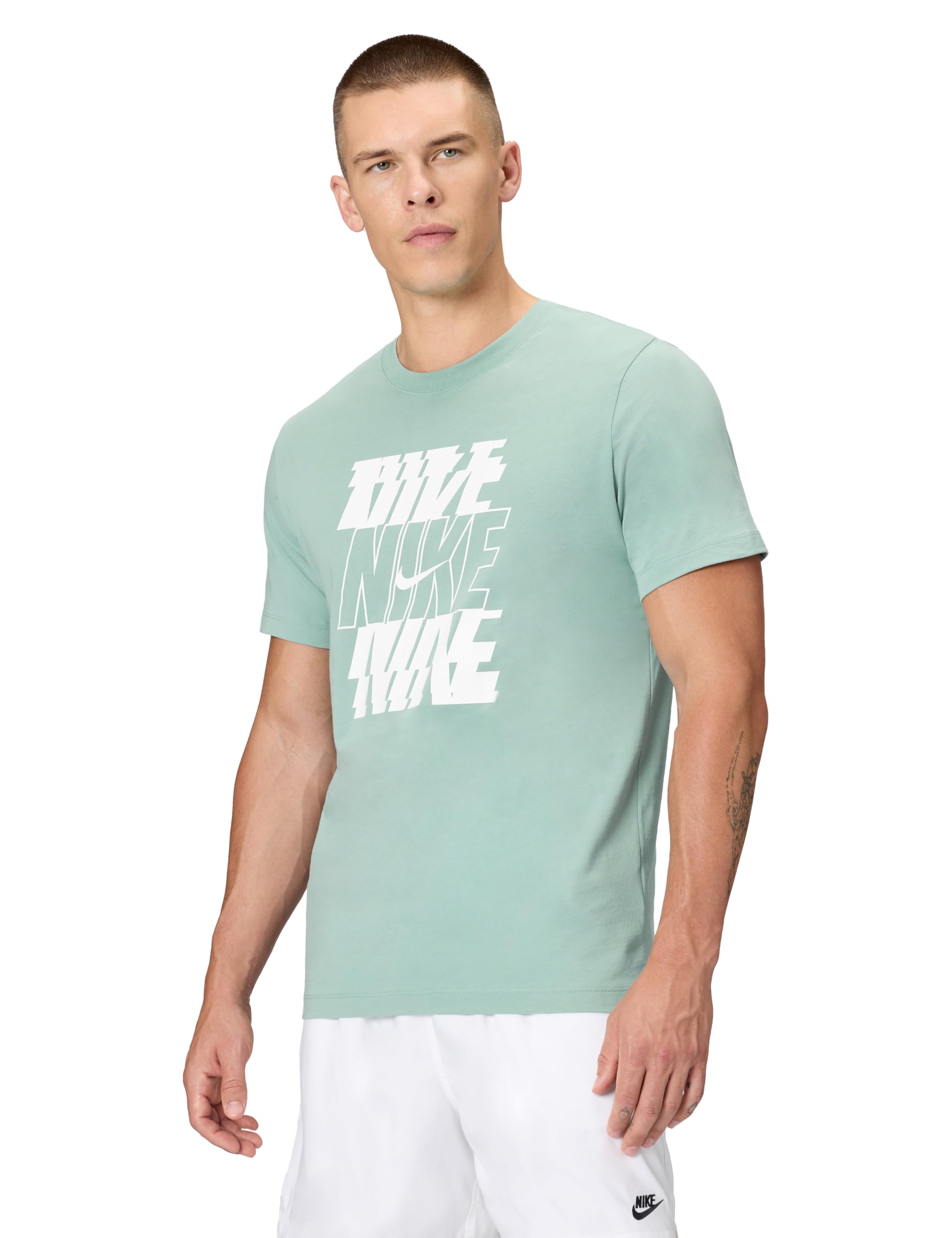 Mens Sportswear Club T-Shirt (Nike Block Stack)