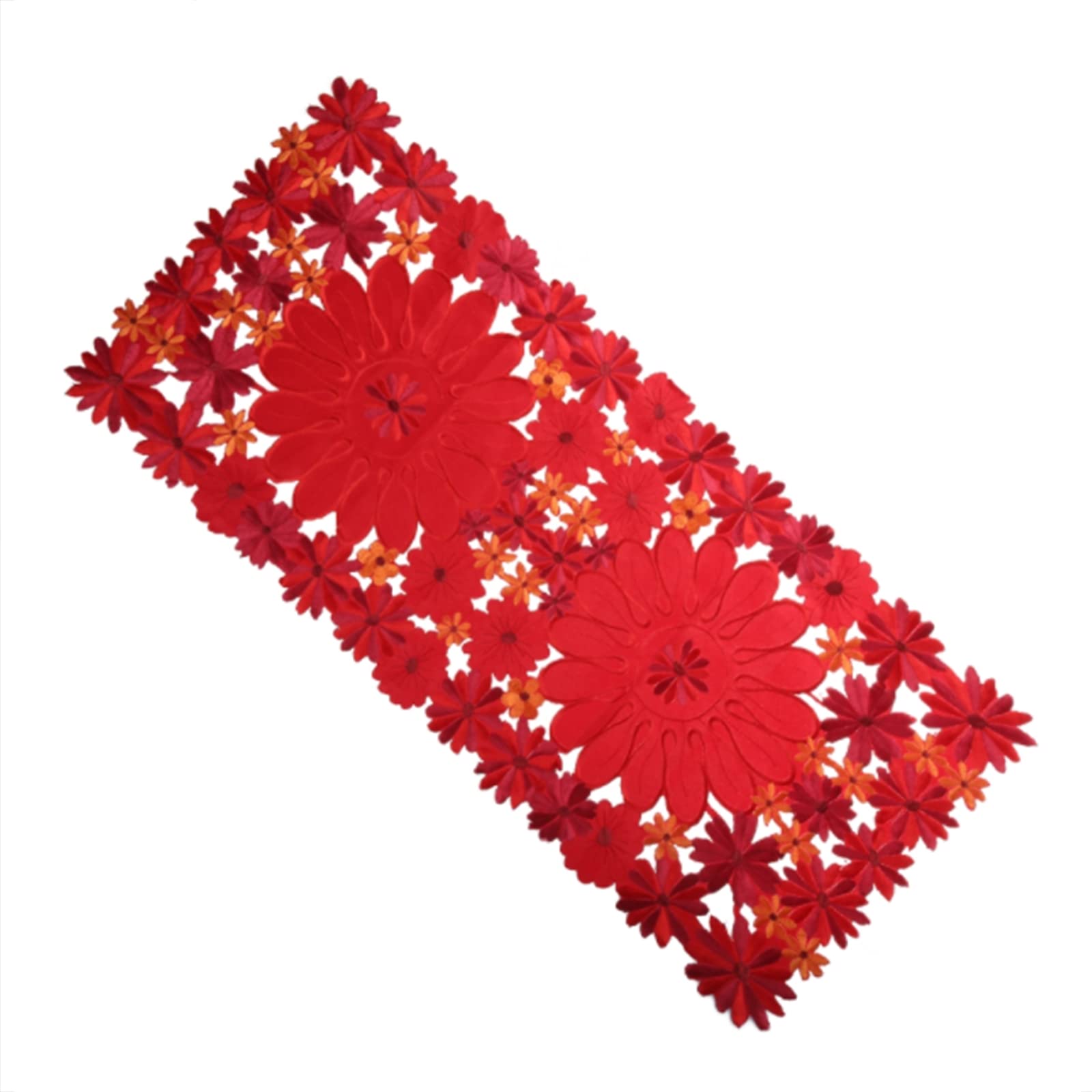 Tsophreniq Table Linen Red Table Cloth Dinnerware Party Decor Centerpieces Decorations Indoor Great Family Christmas Flower Runner Winter Theme Tablecloth Coffee Red Placemats Weddings