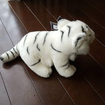 Amazon.co.jp: 東武動物公園ホワイトタイガーぬいぐるみ : おもちゃ