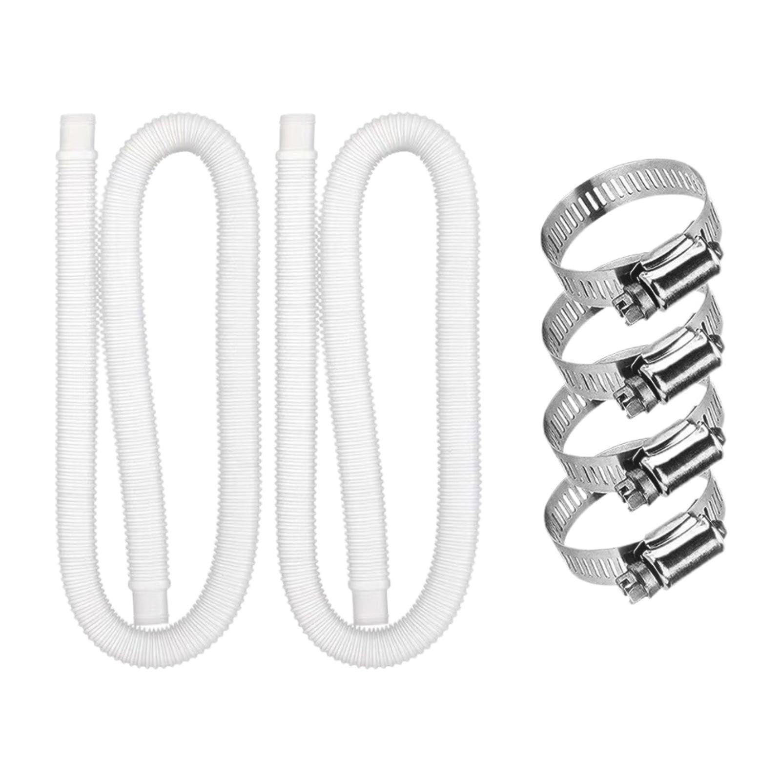 SECRET DESIRE 2x Pool Connection Hoses 59 inch 1.25" Diameter Premium PVC Replacement Hose White|Yard, Garden & Outdoor Living|Pools & Spas|Pool Equipment & Parts|Pool Equipment Parts & Accs-picture-10