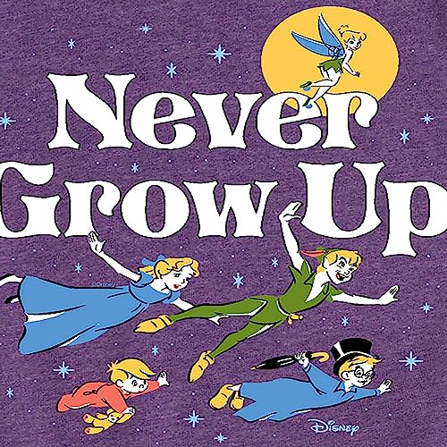 Disney Peter Pan - Never Grow Up - Fly Away - Toddler and Youth Girls Short Sleeve Graphic T-Shirt3