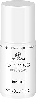 alessandro Striplac Peel or Soak -VEGAN- Top Coat – LED-Überlack für eine perfekt glänzende Farblackierung - Für perfekte ...