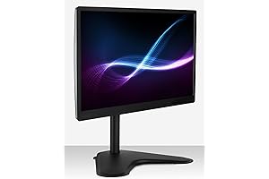 Mount-It! Freestanding Monitor Stand: Premium Single Monitor Mount for Desktops