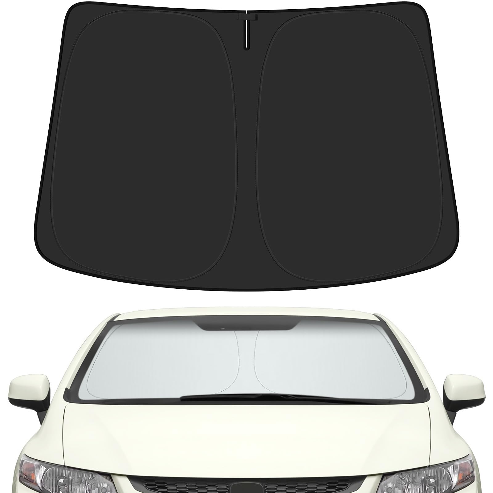 Car Windshield Sun Shade for Honda 2012-2015 Civic (OEM Design)