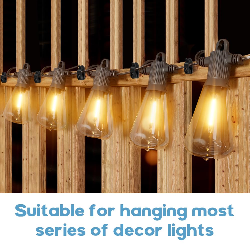 HOTUT Ganci a Vite Q-Hanger, 20 Pcs Ganci da Soffitto a Vite in Metallo, Ganci per Luce Esterna Interni, Ganci Avvitabili per Interni Esterni Appendere Piante in Vaso, Decorazioni Natalizie, Lanterne