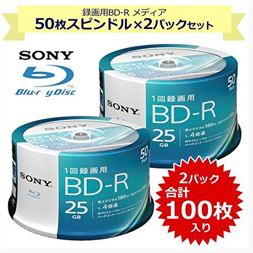 ソニー(SONY) ビデオ用ブルーレイディスク 50BNR1VJPP4 (BD-R 1層:4倍速 50枚パック) 2zzhgl6 Amazon.co.jp: SONY ビデオ用ブルーレイディスク 50BNR1VJPP4