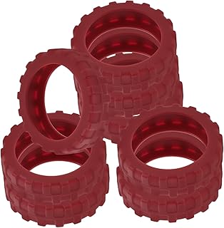 8piezas Funda Protectora para Ruedas De Equipaje Color Vino Tinto Material De Silicona Antidesgaste Grande Incluidas para Uso Viajes