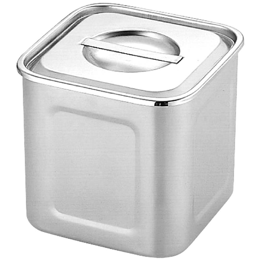 Amazon｜ユキワ 角 深型キッチンポット ダブルウォール 15cm 0903-0550