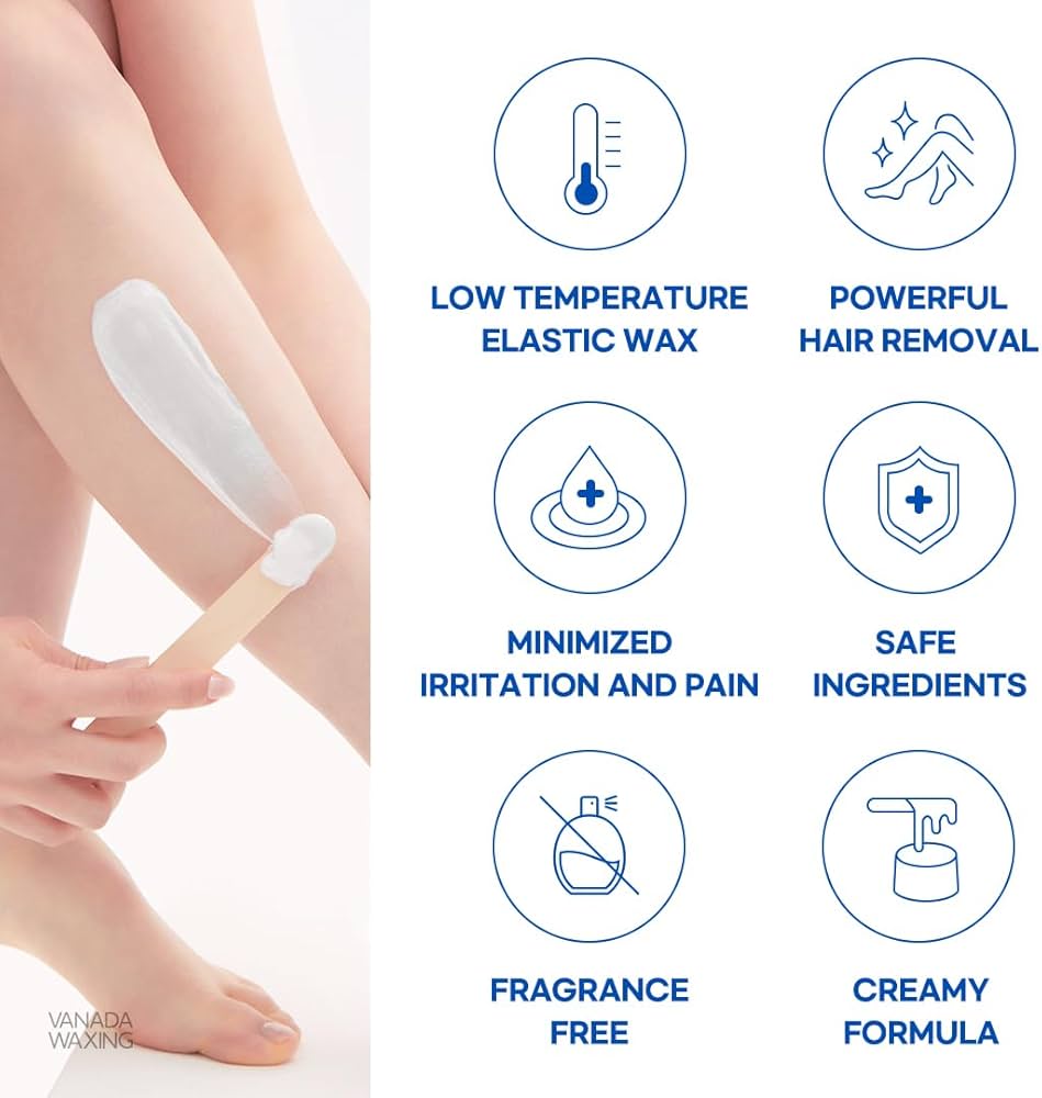 Amazon.com : VANADA WAXING Professional Hard Wax Beads for Hair 