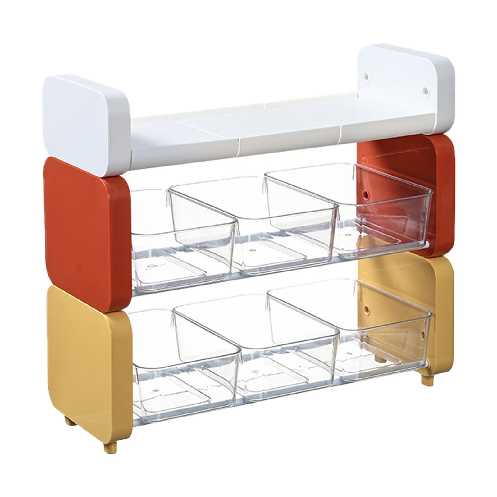 Colorful Tea Bag Organizer Shelf Tea Bag Organizer Portable Stand Rack with Easy Identification Function