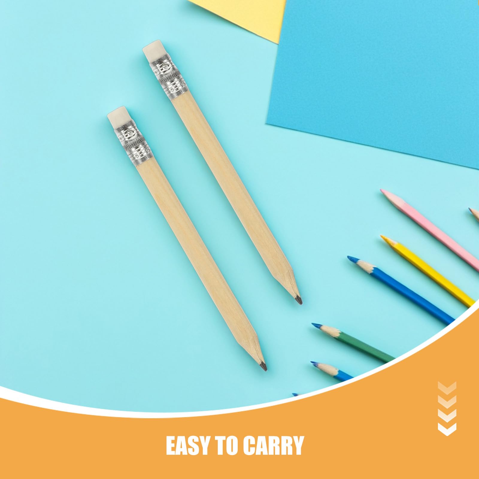 NUOBESTY 150pezzi Matite da Golf Hb Legno per Schede Segnapunti Strumenti di Scrittura Pre-temperati per Aule d Esame e Forniture per Ufficio