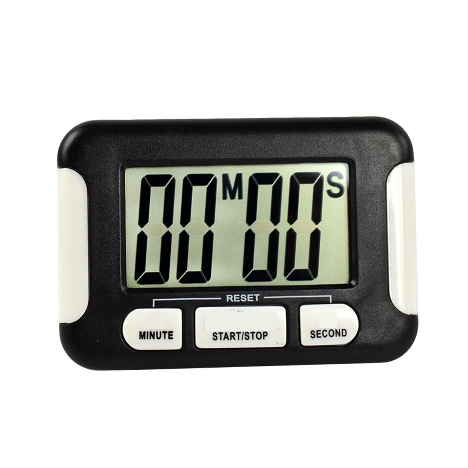 LCD Digital Kitchen Cooking Study Time Timer Egg Count-Down Up Clock Reminder Magnetic Stopwatch Loud Alarm Electronic Gadgets Reliable Efficient(Black)