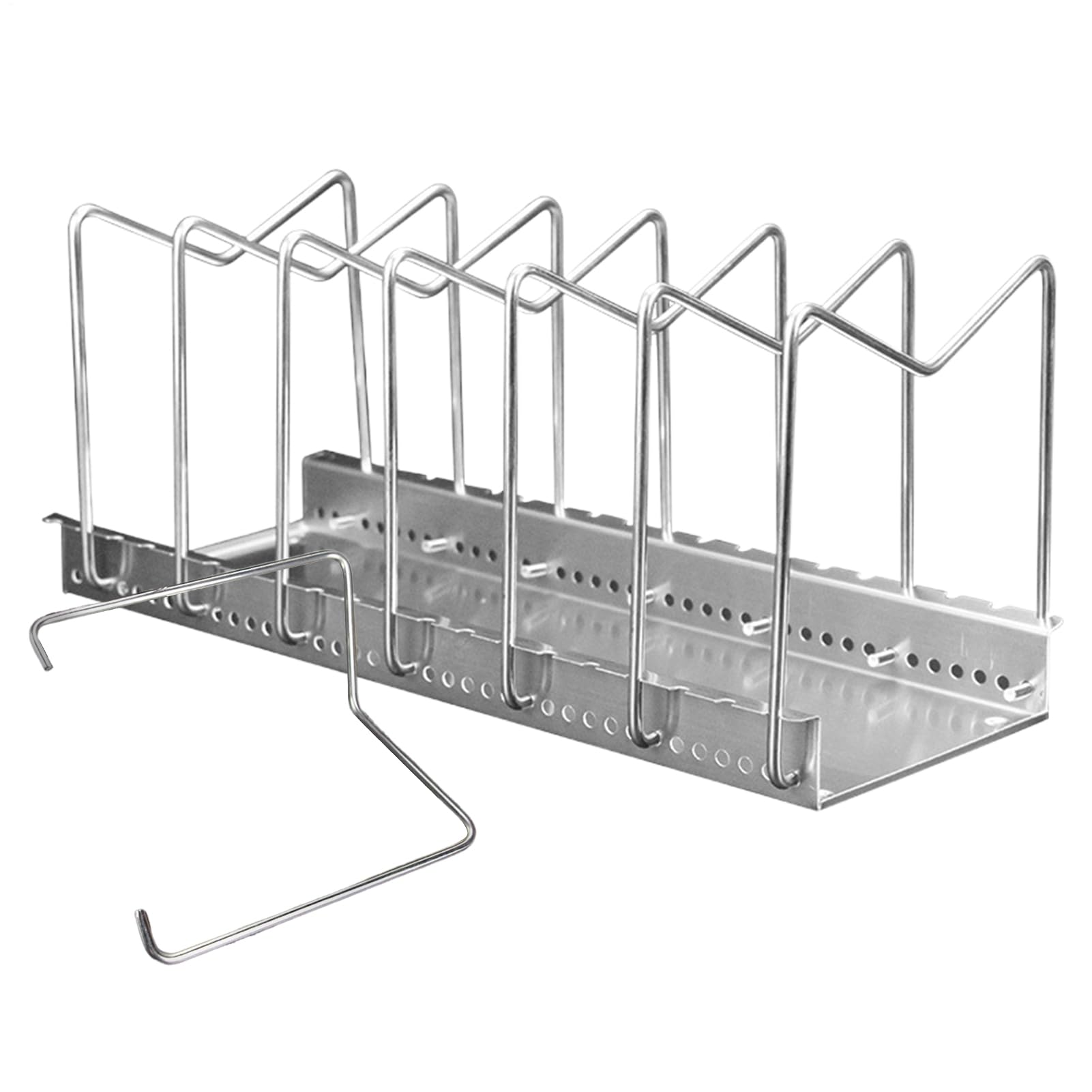 Schneidebrett- , Küchenutensilien-Organizer, 40 x 18 x 17 cm, Edelstahl
