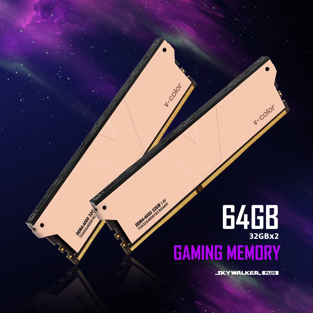 V-Color SkyWalker Plus DDR4 合計64GB DDR4 | Skywalker Plus | 64GB (32GBx2) | Overclocking Memory