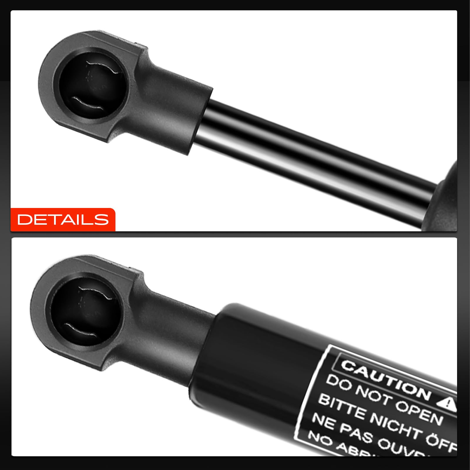 Frankberg 2x Amortiguadores de gas Capó L=312MM 450N Compatible con Serie 5 520 523 525 530 535 545 550 M5 E60 2001-2010 Limousine Serie 5 Touring E61 2004-2010 Touring Replace# 51237008745