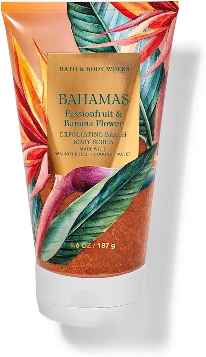 Bath and Body Works Bahamas Passionfruit & Banana Flower Creamy Body Scrub 6.6 Ounce (Bahamas Passionfruit & Banana Flower)
