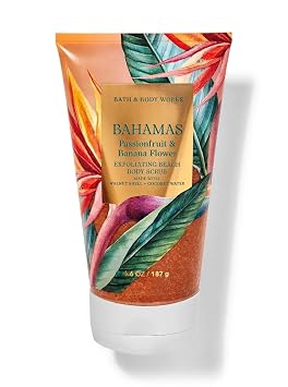 Bath and Body Works Bahamas Passionfruit & Banana Flower Creamy Body Scrub 6.6 Ounce Bahamas Passionfruit & Banana Flower