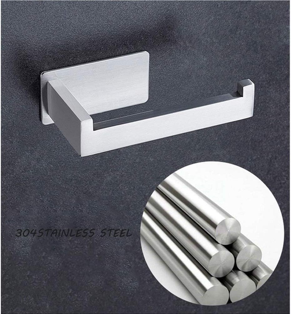 1Pcs Self Adhesive Stainless Steel Kitchen Tissue Hanging Holder Bathroom Toilet Roll Paper Holder Towel Rack Cabinet Door Hook