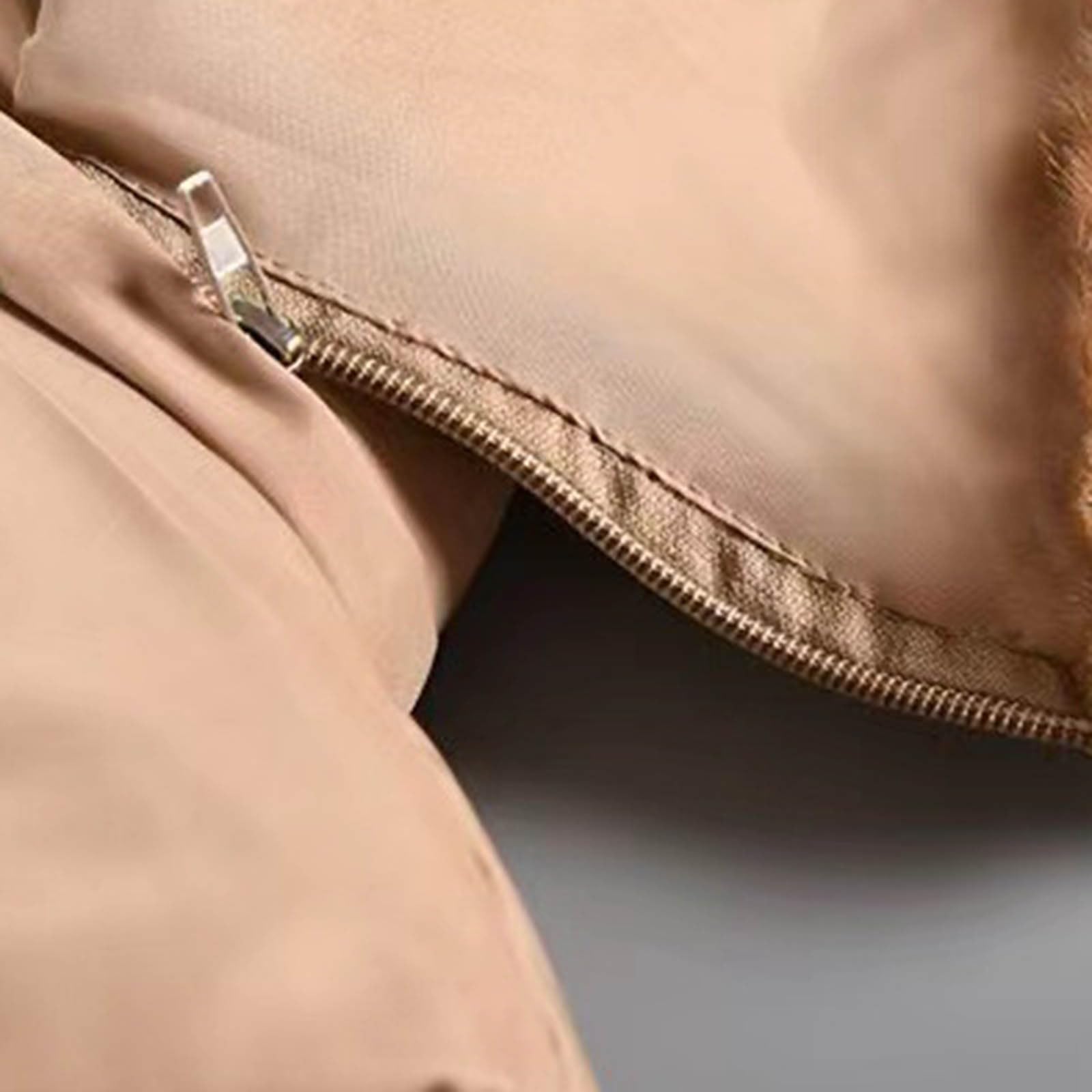 Générique Manteau Fille Doudoune Enfant Veste d'Hiver à Capuche avec Col Fourrure Epaisse Chaud Rembourré Blouson Coupe Vent