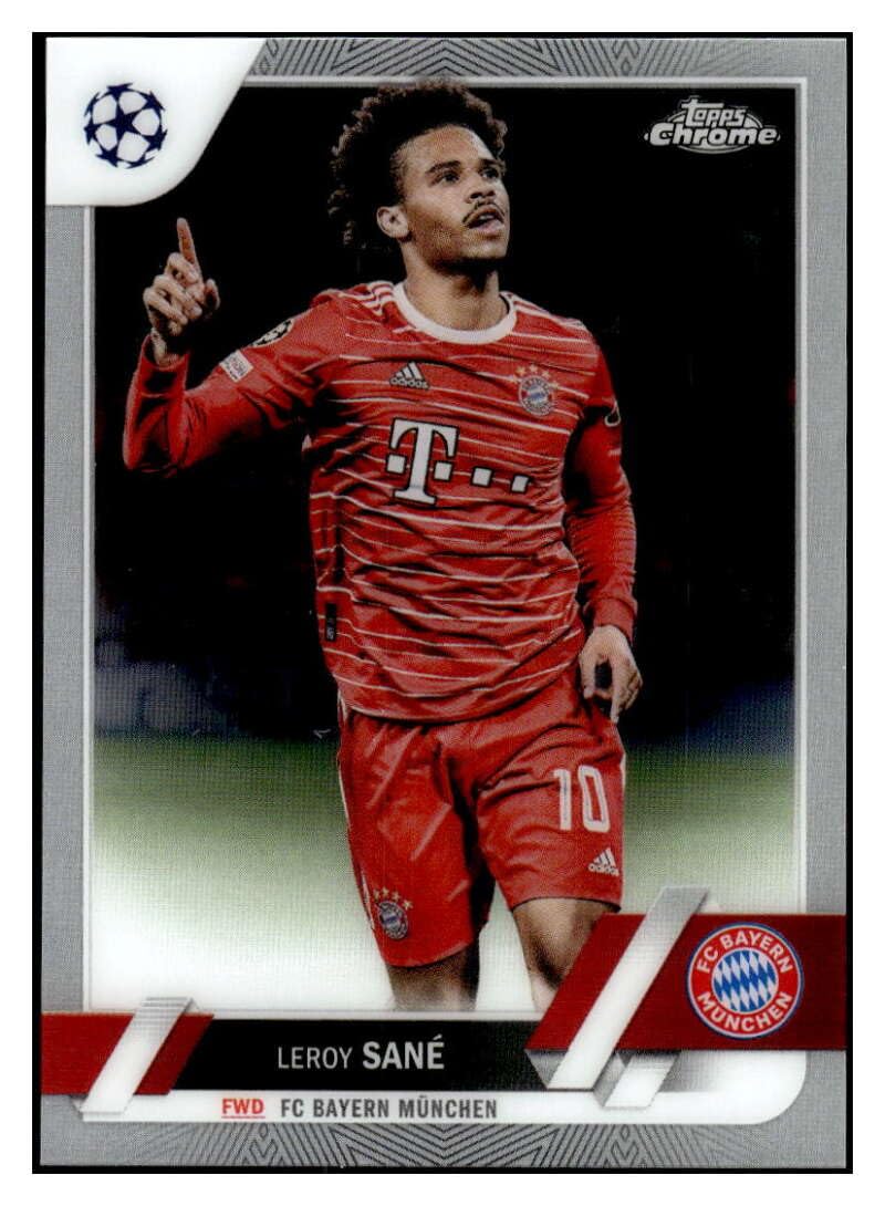 LEROY 2022 セット Amazon.com: LEROY SANE 2022-23 Topps Chrome UEFA Club Competitions