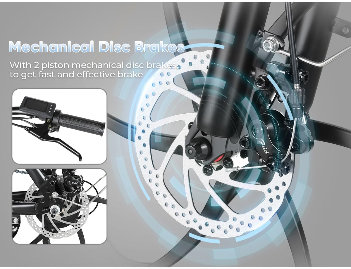 SAMEBIKE E-Bike Klapprad Elektrofahrrad mit 20"*2.35 Fat Tire, 468KWH Lithium-Akku für Lange Reichweite bis 100KM, 7-Gang-All-Terrain Ebike Herren für MTB, Strand & Schnee