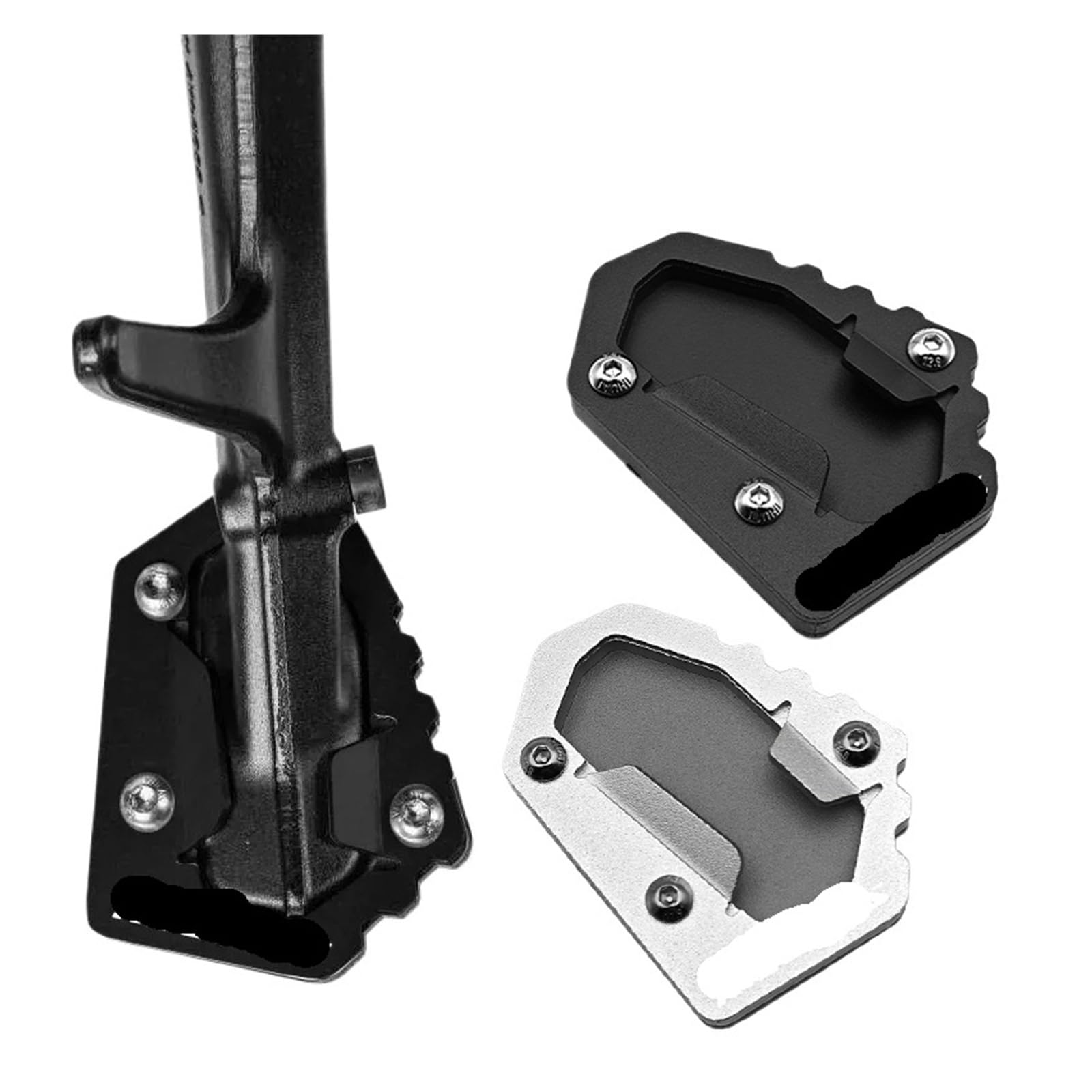 Fit For B-M-W R1300GS Motorcycle Kickstand Foot R 1300 GS ADV Adventure GS1300 2023 2024 Side Stand Extension Pad Support Plate(Brown)