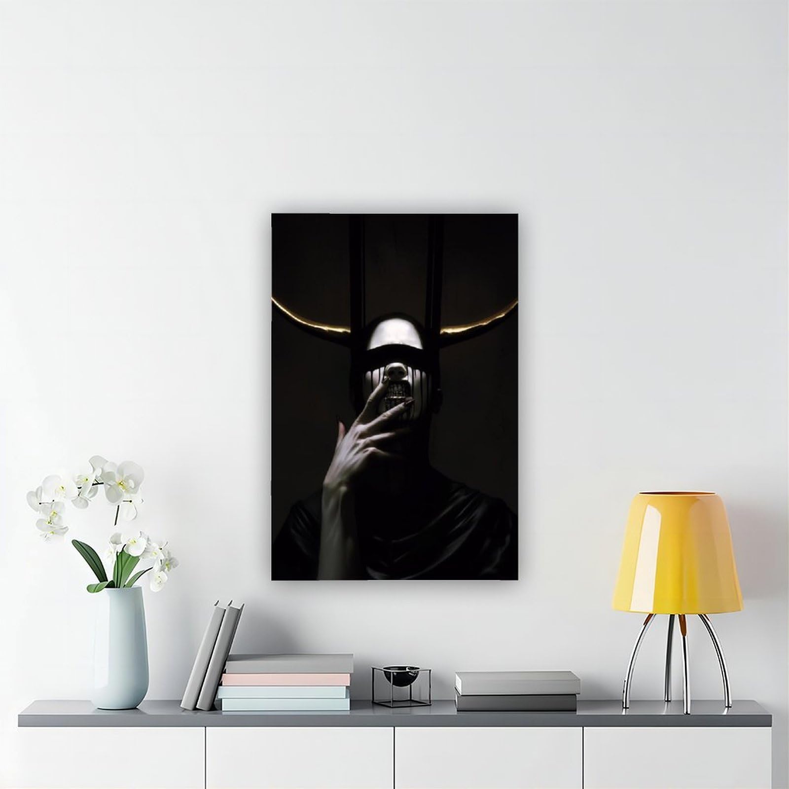 Póster de terror, lienzo artístico, decoración de dormitorio, paisaje, oficina, habitación, regalo, 60 x 90 cm