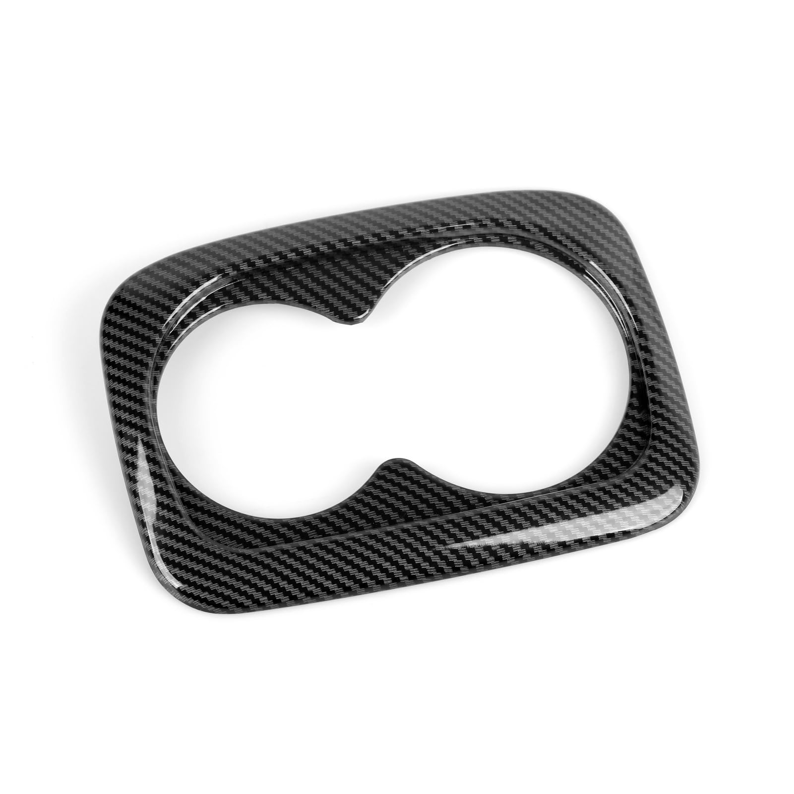 Car Part Car Cup Holder Decor Cover Decal for H-onda for Civic 11th Gen 2022 2023 for LHD Accessories ABS Carbon Fiber Interior Stickers