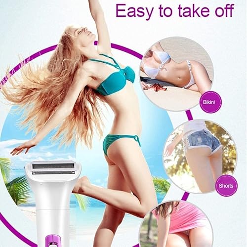 Miniatura 8 de Afeitadora eléctrica para mujer, la mejor maquinilla de afeitar eléctrica para mujeres, piernas de bikini, axilas, pelos públicos, recortadora