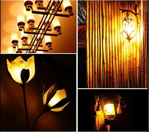 Miniatura 8 de Paquete de 6 bombillas LED G9 con efecto de llama, 5 W, 85 a 265 V, 380 lúmenes, bombillas de llama, bombilla de fuego, bombilla LED flameante Flickr