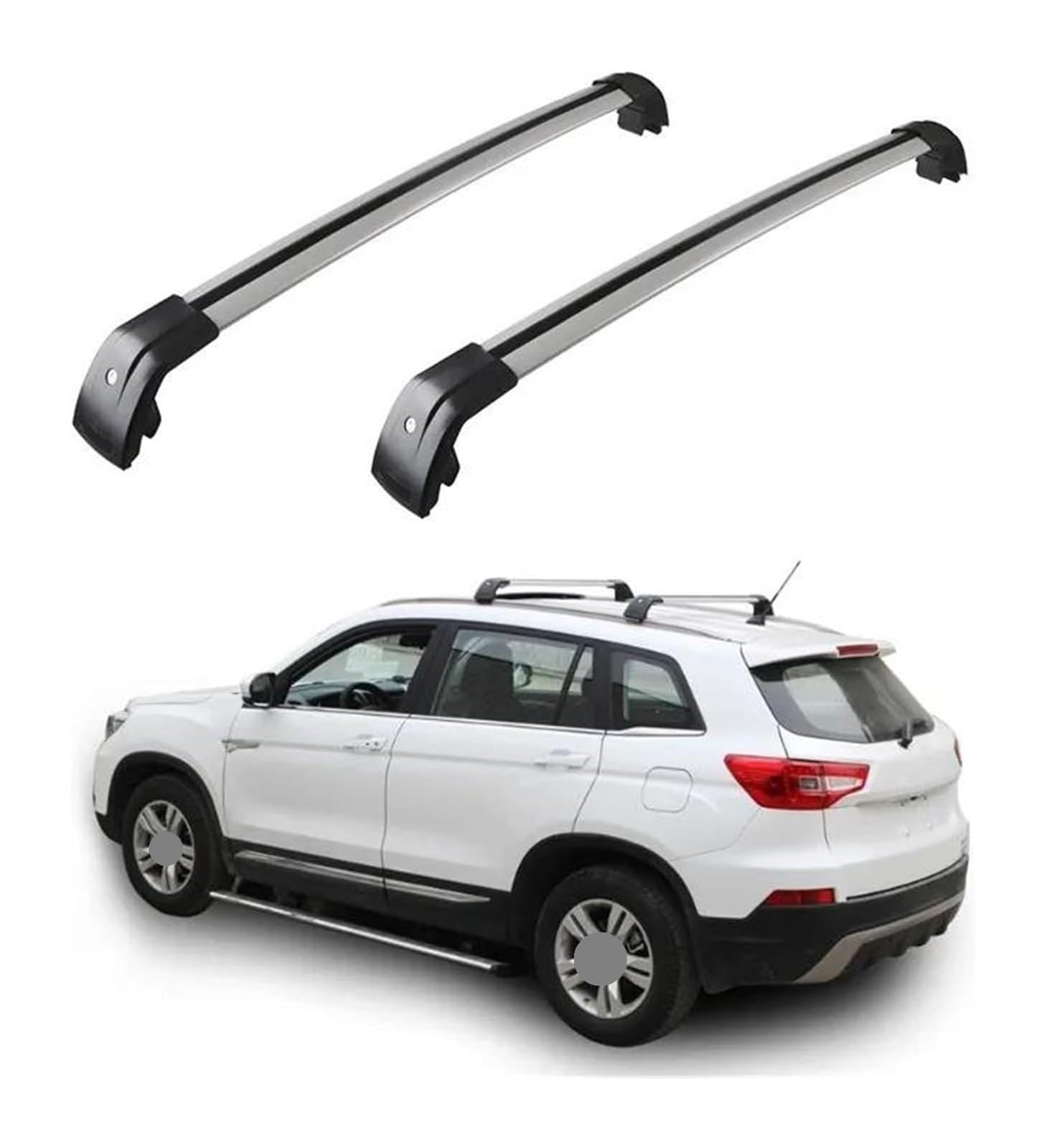 Barra Portapacchi Per Volvo XC60 2013-2018 Barre Trasversali Portapacchi In Alluminio Con Serratura Laterali Per Auto