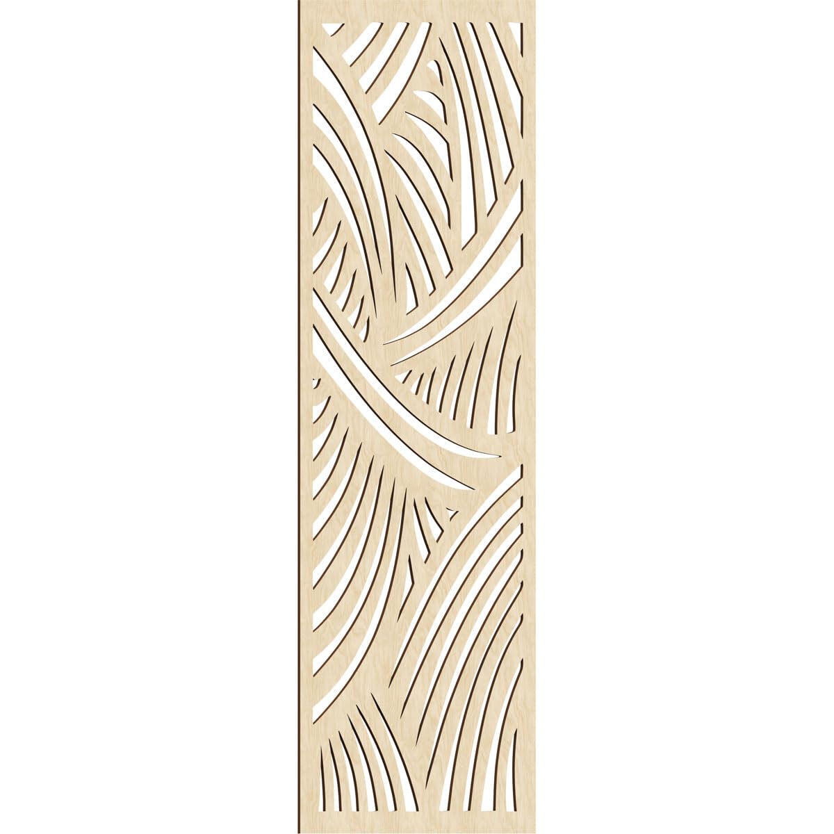33 3/8"W x 84 3/8"H x 1/4"T Chester Decorative Fretwork Wood Wall Panels, Birch