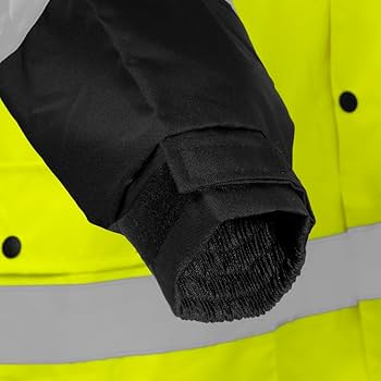 Ironwear 9511 | Class 3 49” Black Bottom Raincoat w/Tuckaway