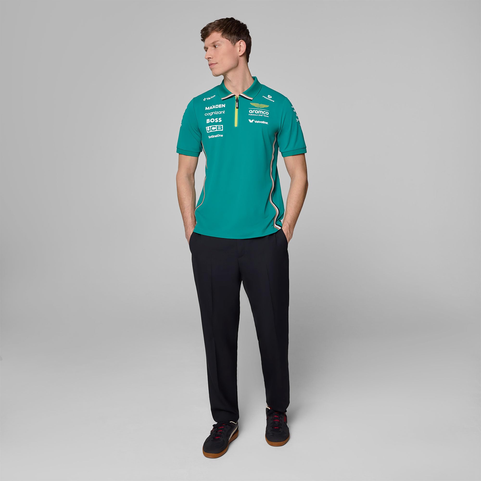 Aston Martin F1 2025 Polo del Equipo para Hombre