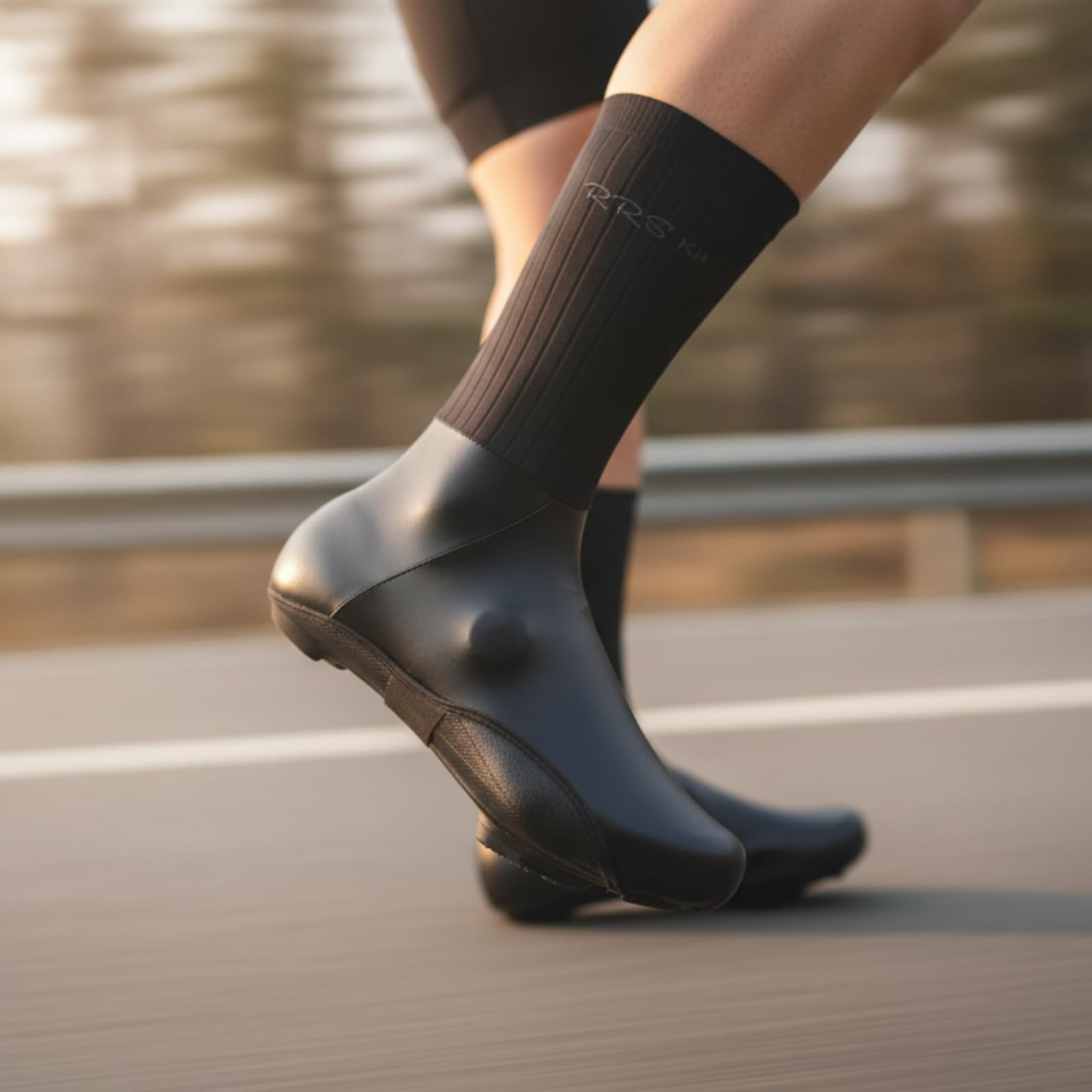 Cubrezapatillas Ciclismo Aerodinámico Cubre Zapatillas Ciclismo Ajustado Sobrezapatos para Ciclistas