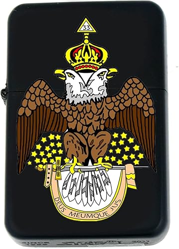 Miniatura 8 de Mason  Masonic Freemason - Encendedor de aceite a prueba de viento (ESO-1)