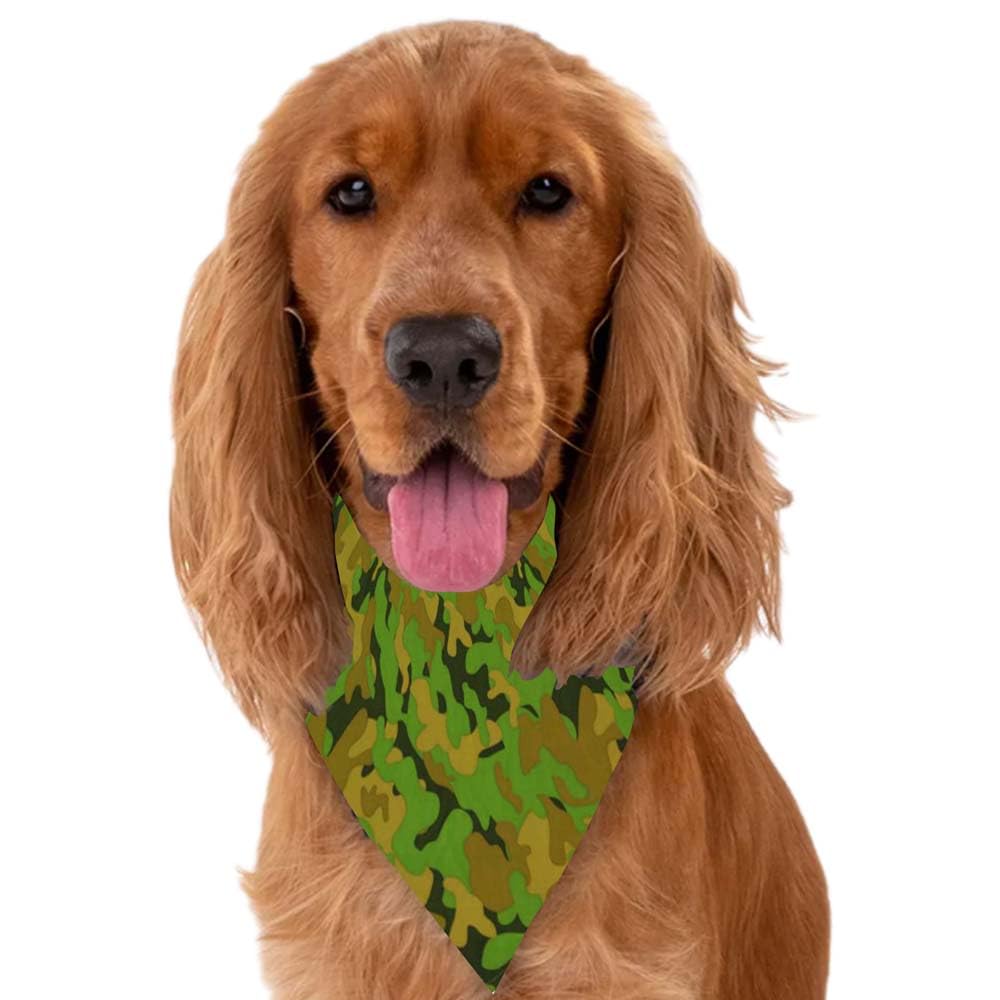 PAWPOURRI Comfortable, Summer Soft Washable Triangle Dog Bandana | 100% Polyester Scarf For Dog | Adjustable Bandana For Pet Dogs| Gifts For Dogs & Cats | Pack Of 2 (Green + Black) (B0C8DFSDT1) Amazon Price History, Amazon Price Tracker