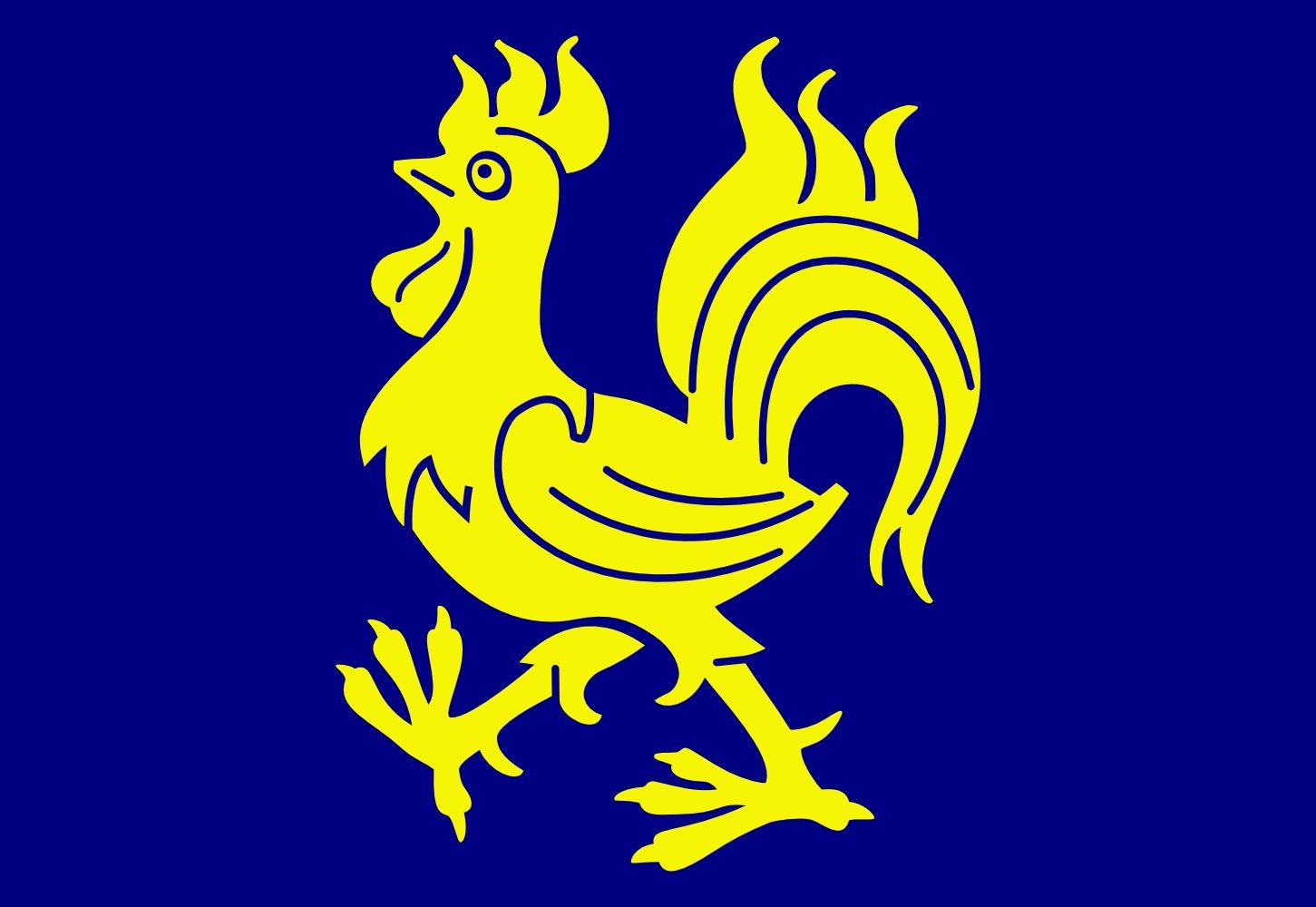 Drapeau Large Przno Frýdek-Místek résistant aux intempéries pour mât extérieur