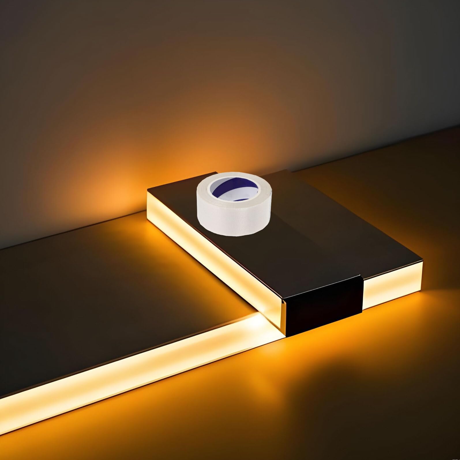 LED per Ridurre Materiale Bianco Luci Adesivi per Oscuranti in e L'abbagliamento Copertura senza Residui Router Luce in Qualsiasi Contesto