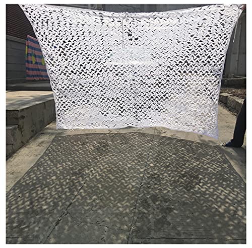 Filet de camouflage blanc militaire 6x10m écran de confidentialité et chasse