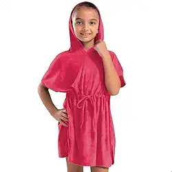 Roupão INFANTIL Kaftan Atoalhado Saída de Praia com Capuz Menina She by Mash Kids