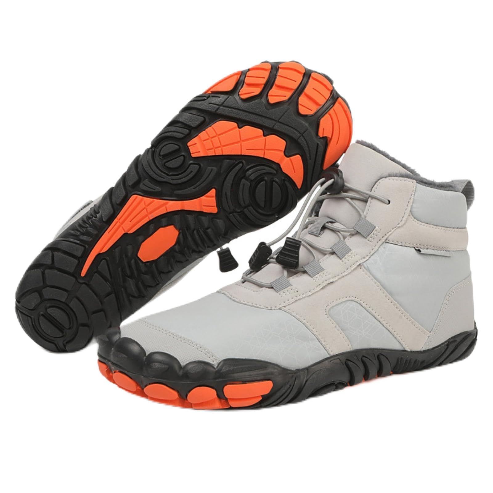 Msport Zapatillas Barefoot de Invierno Térmicas para Hombre/Mujer – Calientes, Antideslizantes – Ideales para Senderismo, Excursiones y Deportes al Aire Libre