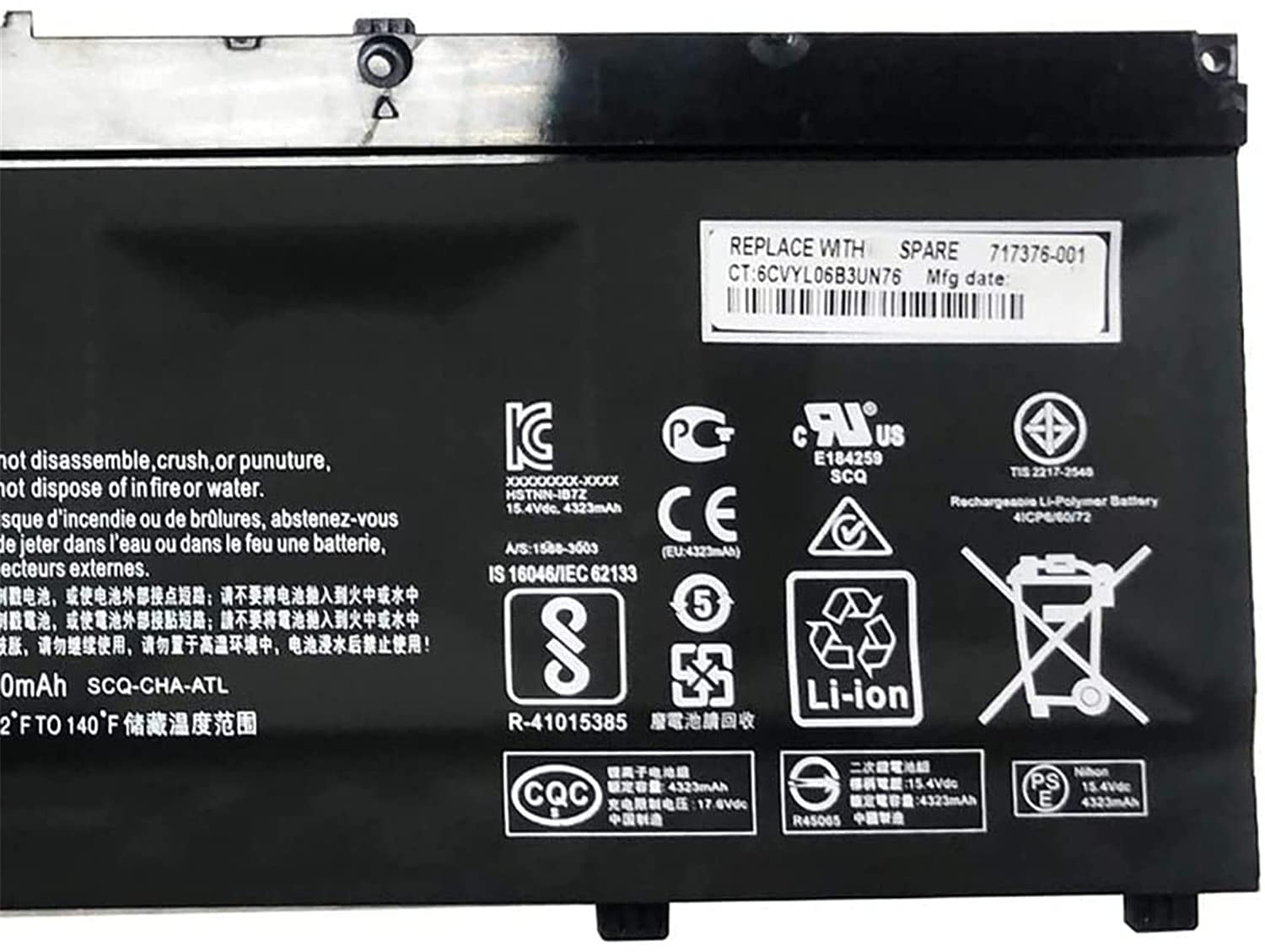 V104 VI04 Laptop Battery for HP 756478-421 756743-001 756744-001 756745-001