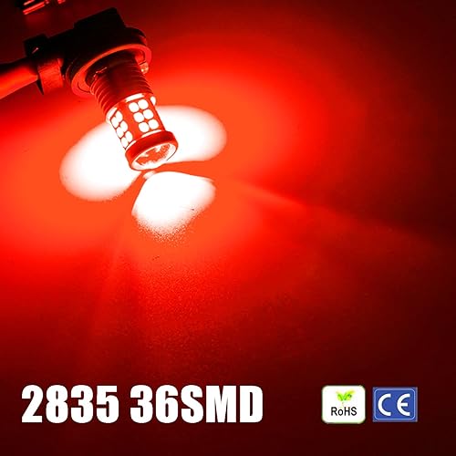 Miniatura 5 de Bombillas LED antiniebla superbrillantes de 3000 lm H8 H11, bombillas DRL de alta potencia 3030 chips con lente de proyector de repuesto para