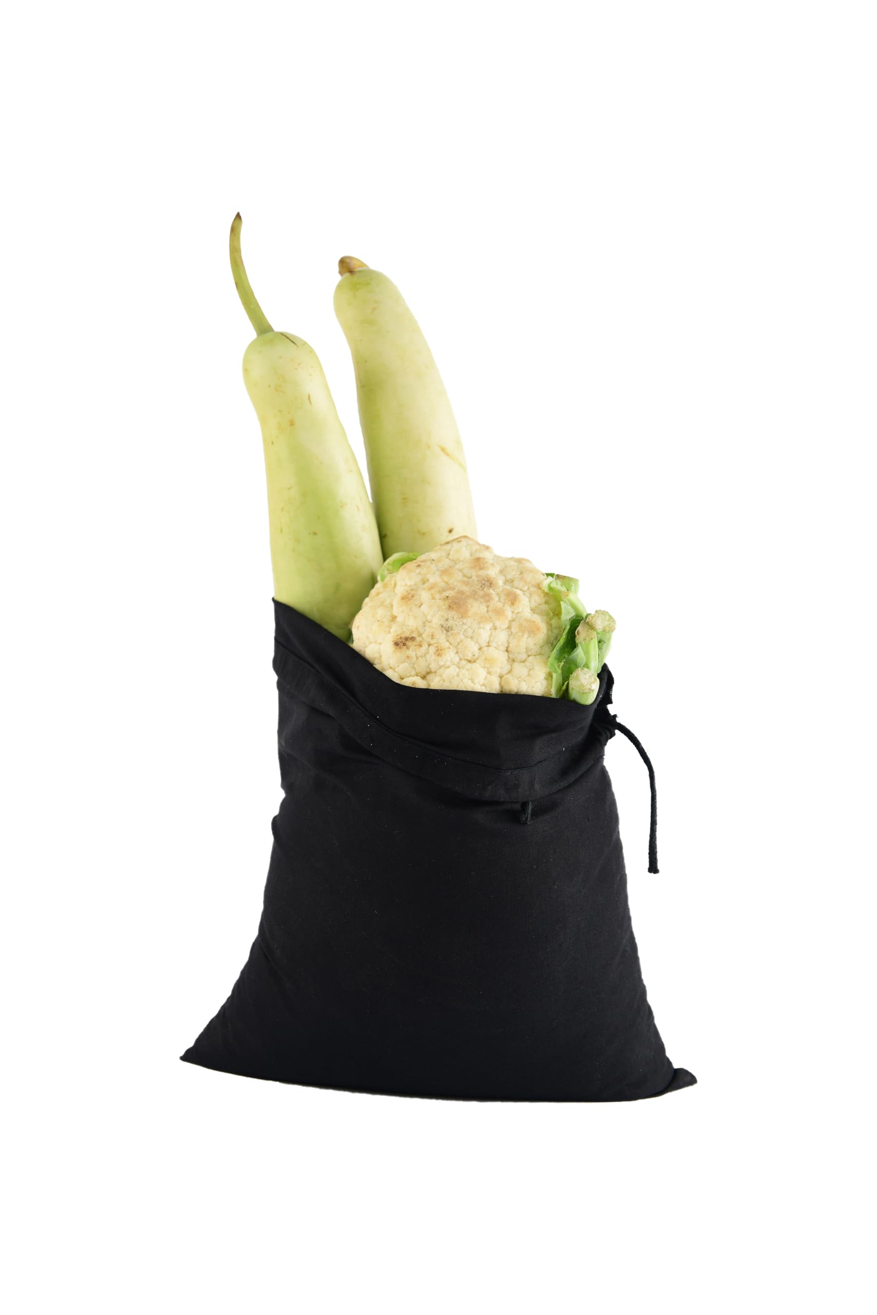 Lot De Sacs En Coton Réutilisables Noirs - Cordon Unique, Éco-Friendly, Fabriqué Aux USA