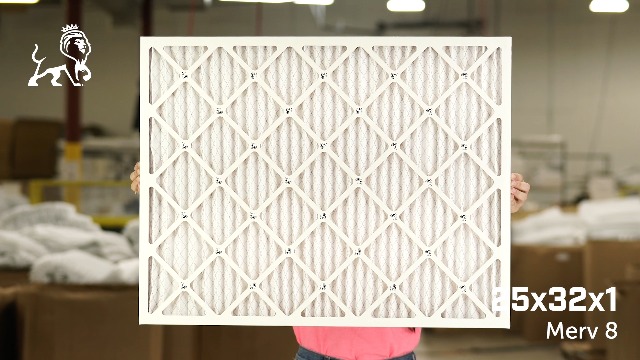 Image of Filter King 25x32x1 Air Filter MERV 8, AC Furnace Filters (6-Pack) | Dust & Allergy Control (Actual Size: 24.5 x 31.5 x .75)