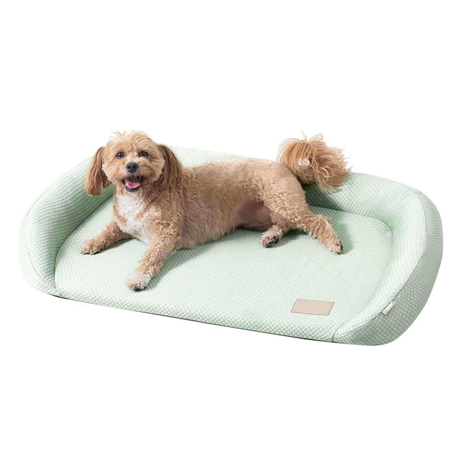 JFGCTYHXY Pet mattresses, Breathable Summer Dog Cool Pads with Removable Washable Cover, Non Skid Bottom, for Small Medium Dogs,L