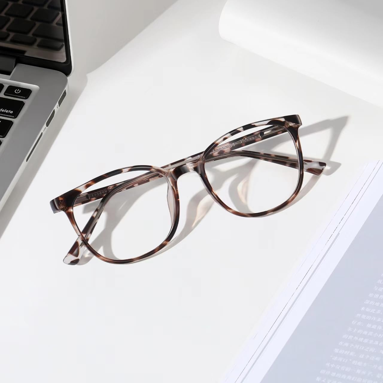 Lunettes de blocage de la lumière bleue, monture ronde, anti-fatigue, anti-UV, lunettes de jeu d'ordinateur pour homme et femme