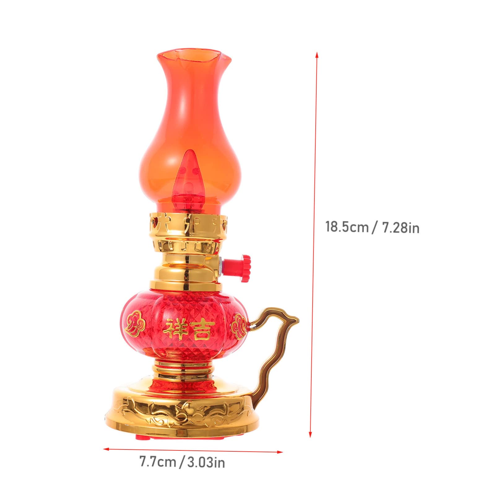 RORPOIR 1pc Adjustable Electric Candle Buddha Lamp Decorative Led Light for Home Meditation and Worship Rechargeable Design for Spiritual Atmosphere