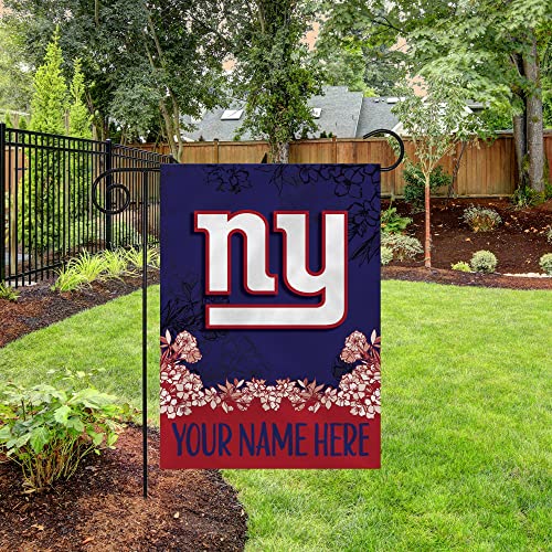 Image of Rico Industries NFL Standard /Primary Personalized 13 inch x 18 inch Double Sided Garden Flag